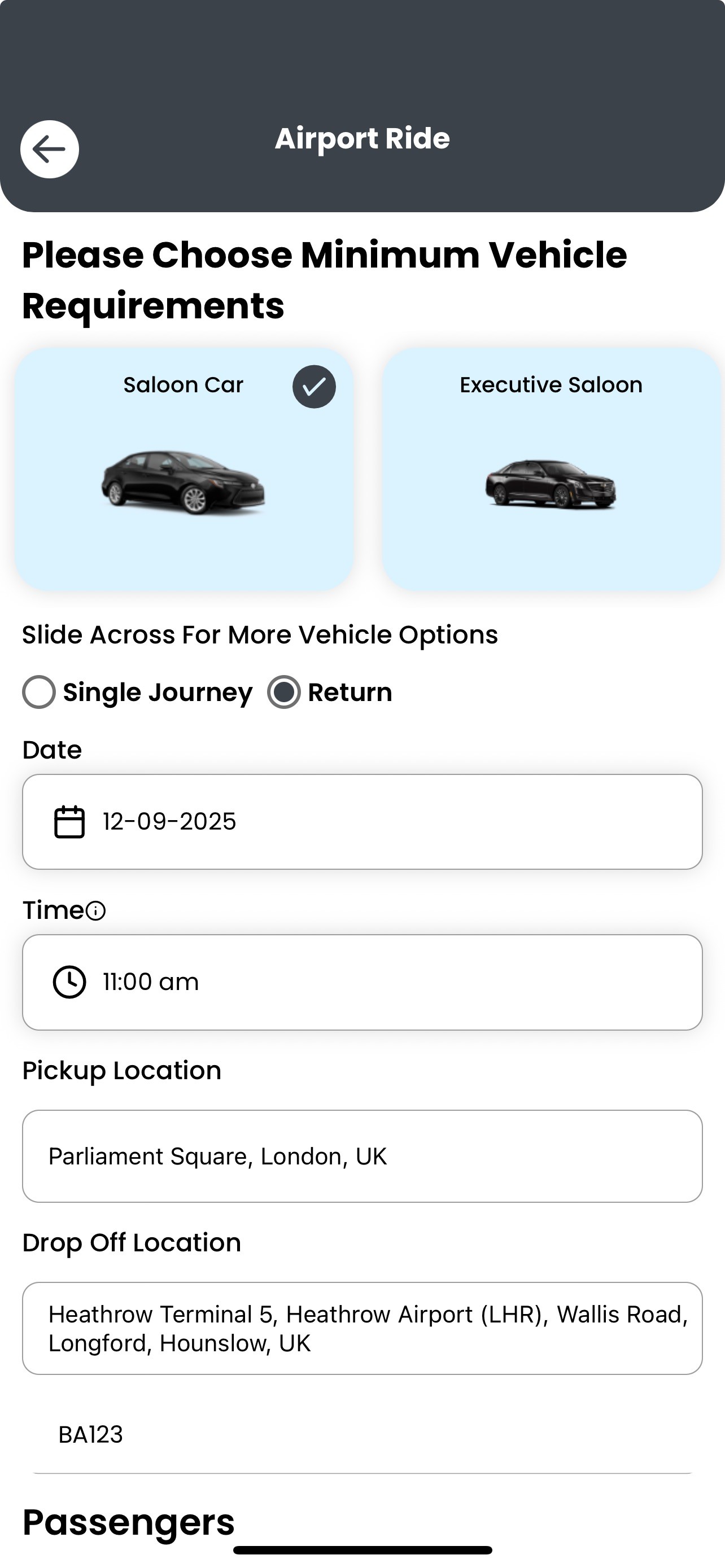 Book your journey with Cabbidder